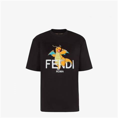 fendi dragonite t-shirt|fendi pokemon hoodie.